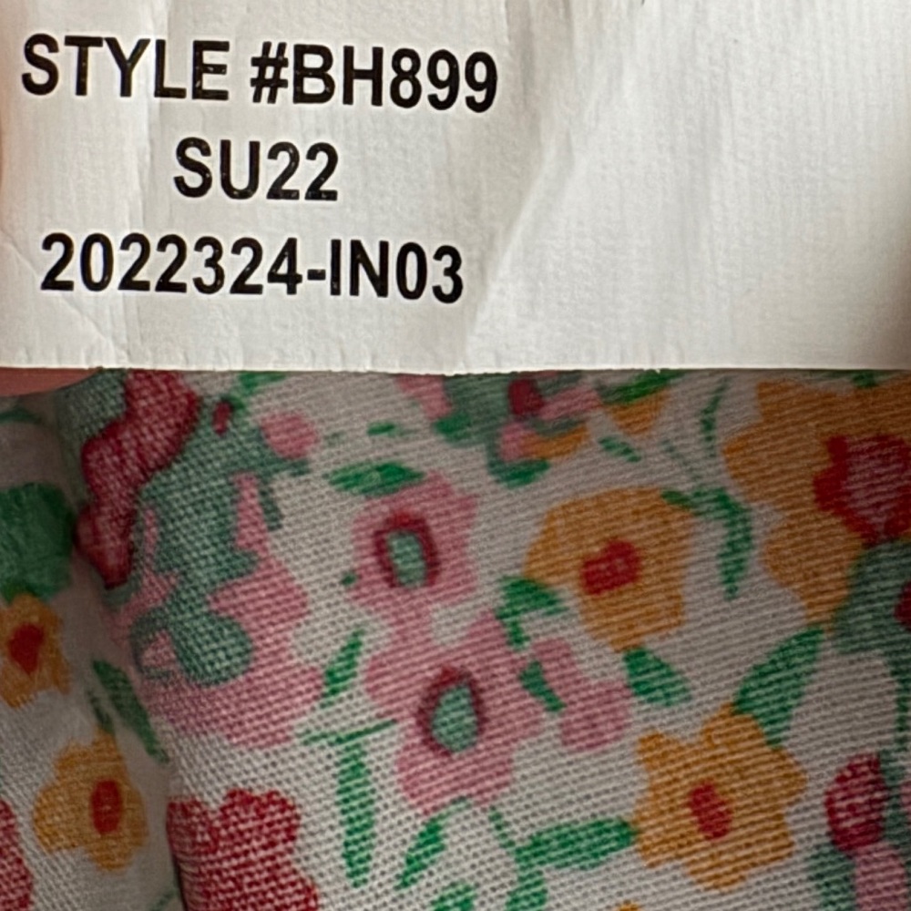 J. Crew Mixed-floral Tiered Midi dress Sleeveless A Line Dress BH899 Size 10 - Picture 11 of 12
